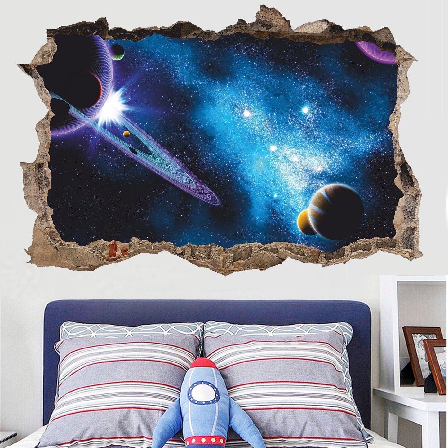 Planets Wall Decal, Universe Wall Sticker, Star Life, Cosmos, Space, Wall Tattoo, Wall Art, Decor