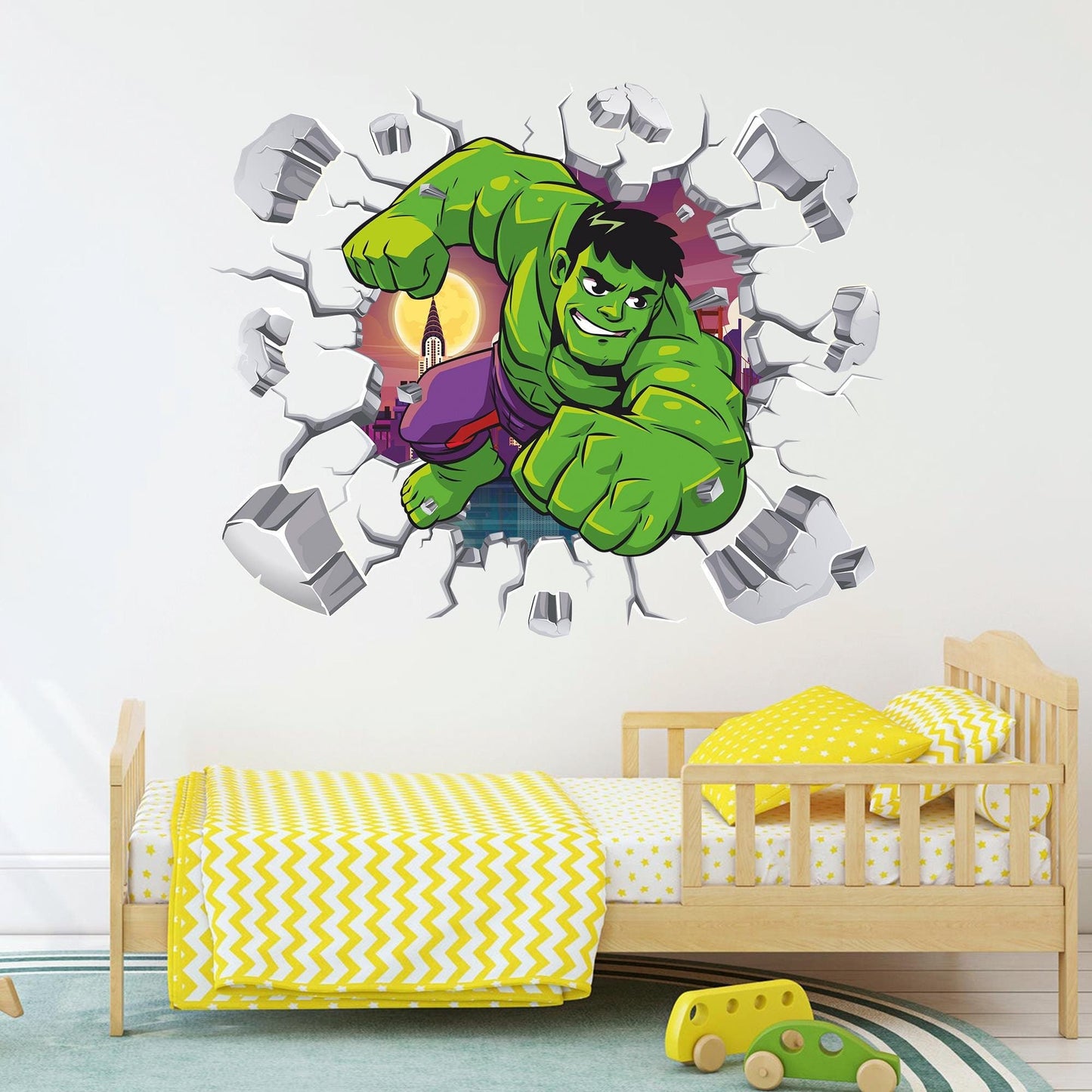 SuperHero Wall Decal, Kids Superheroes Wall Sticker, Comics Wall Tattoo, Wall Art, Decor 03