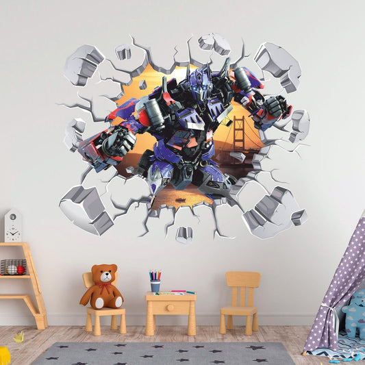 Transformers Wall Decal, Machines Wall Sticker, Wall Tattoo, Wall Art, Decor 02