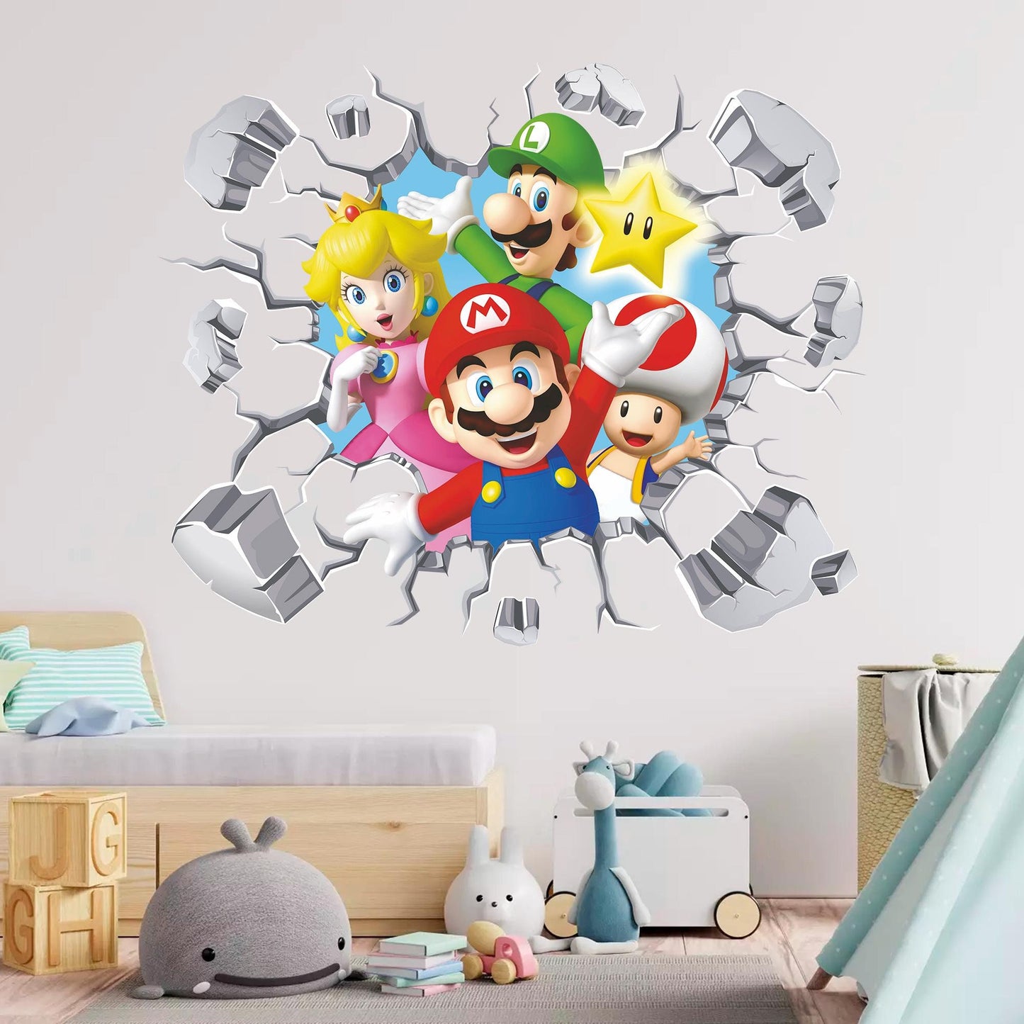 Videogames Wall Decal, Character Wall Sticker, Video Game, Wall Tattoo, Wall Art, Decor 02